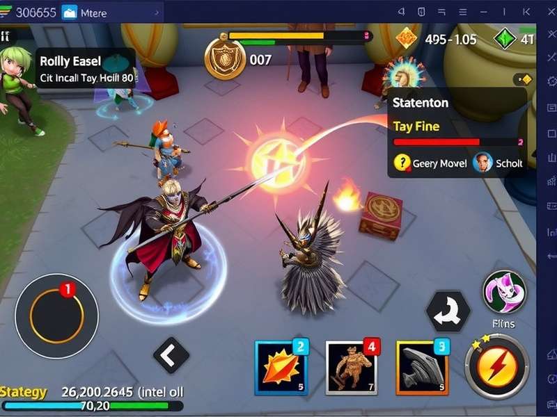 Thunderstrike Vanguard gameplay screenshot showing combat and strategy elements